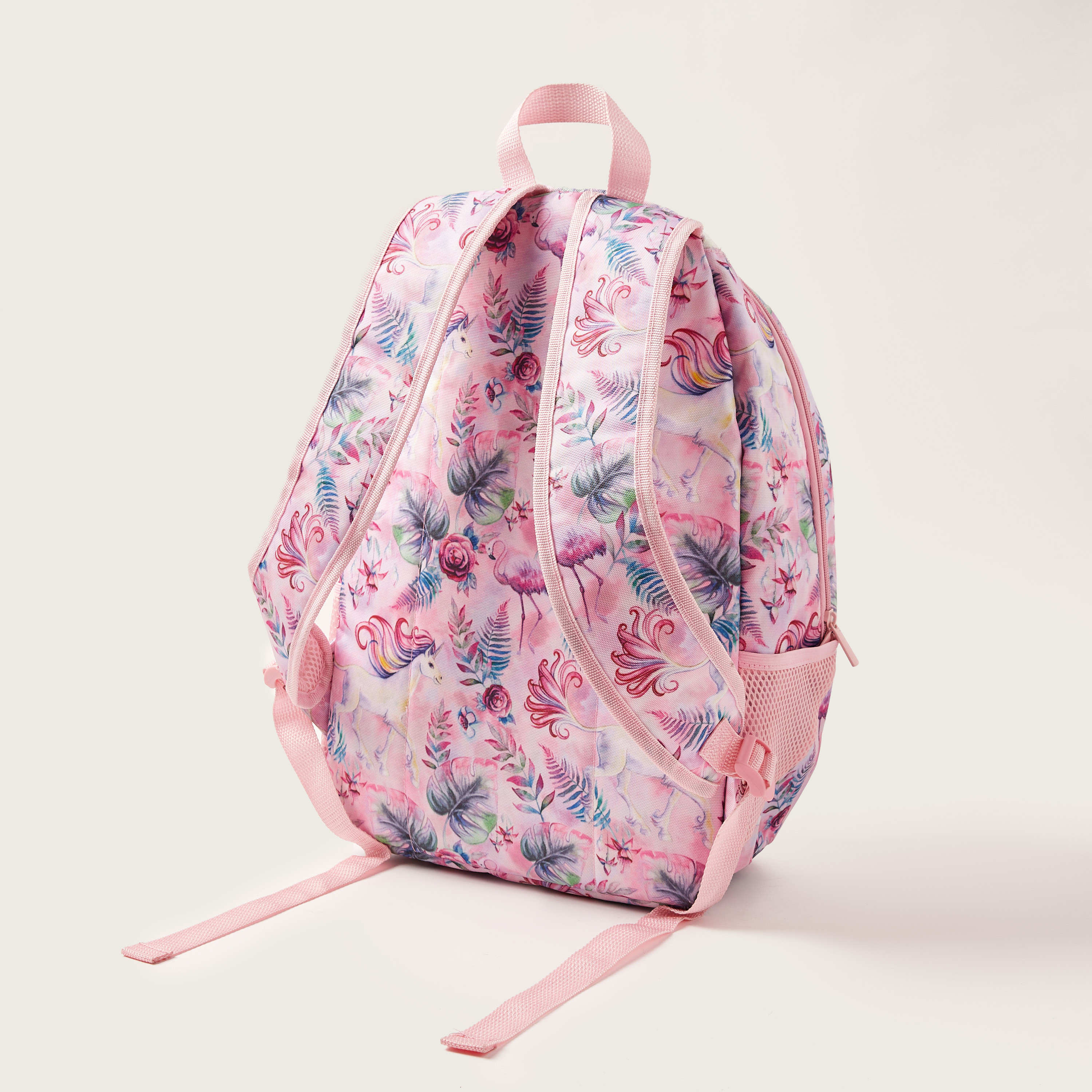 شنطة ظهر مقاس 18 بوصة بطبعات تجريدية وسحاب إغلاق مع مقلمة من جونيورز-school-bagsandbackpacks-backpacks-image-5