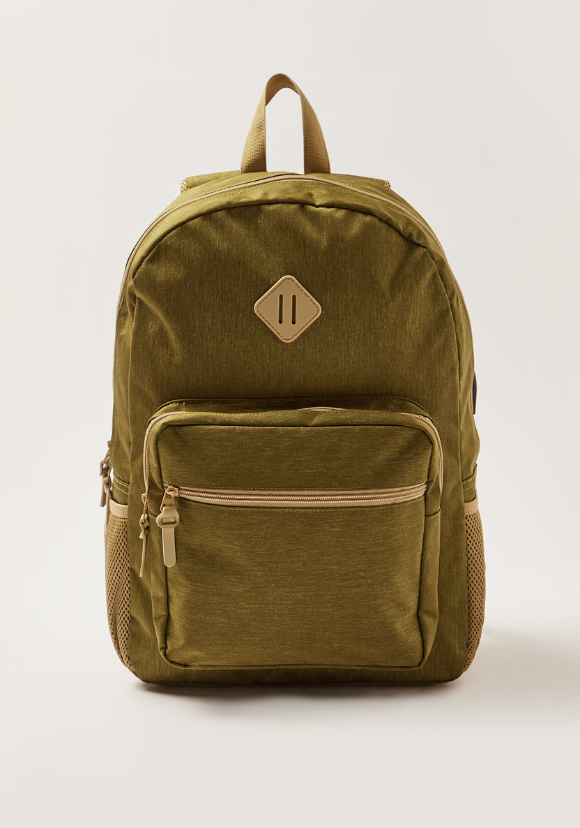 Juniors Solid Backpack with Adjustable Shoulder Straps - 18 inches-Backpacks-image-0