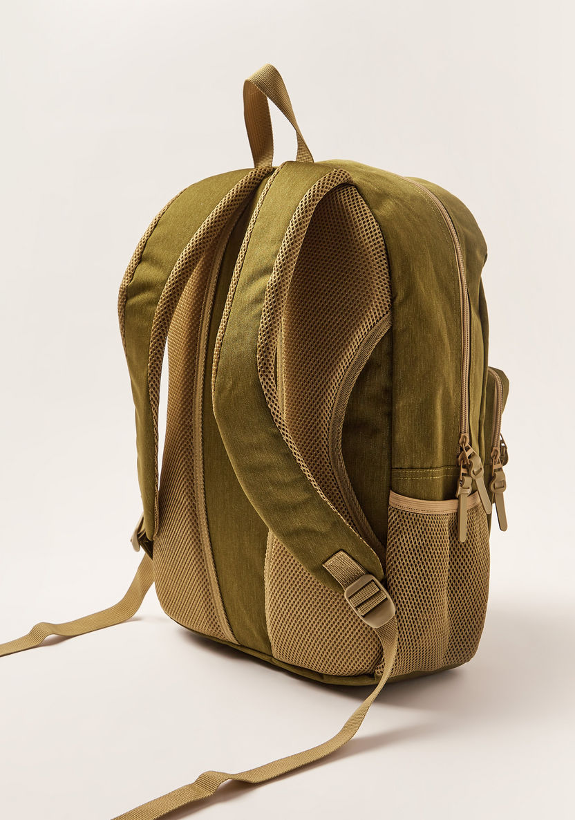 Juniors Solid Backpack with Adjustable Shoulder Straps - 18 inches-Backpacks-image-3