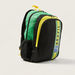 First Kid Brazil Print Backpack with Adjustable Straps and Zip Closure-Backpacks-thumbnail-1