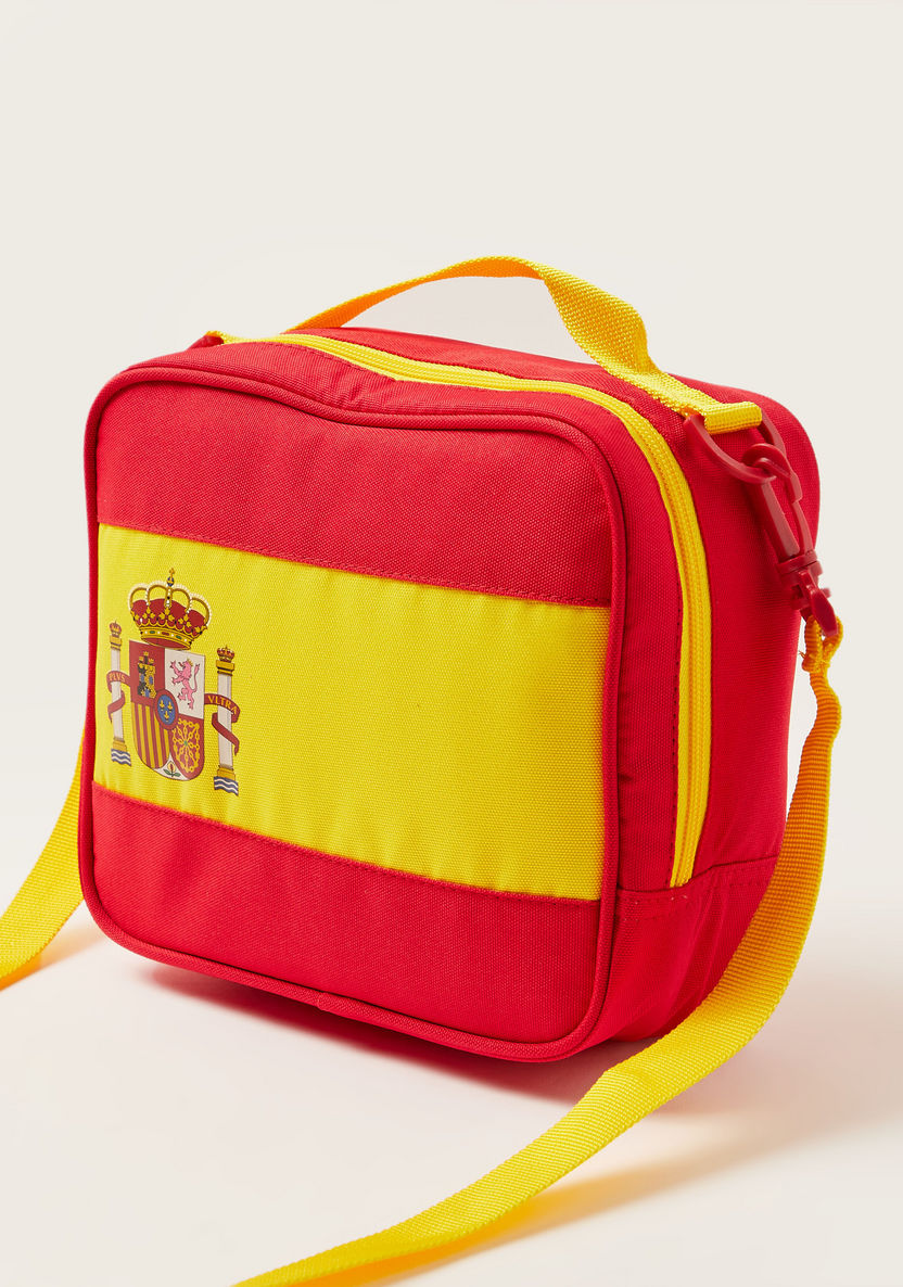 FIFA Printed Lunch Bag with Strap and Zip Closure-Lunch Bags-image-3