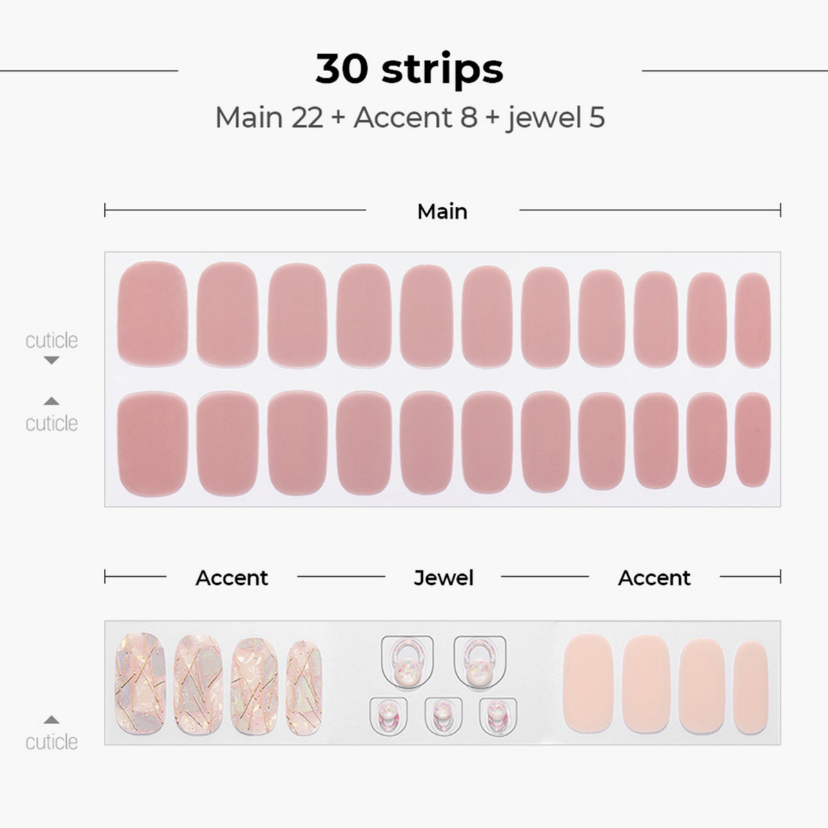 مجموعة أحجار وملصقات أظافر بحجر كبير لامع 35 قطعة من داشينج ديفا-beautyandpersonalcare-makeup-nails-artificialnails-image-5
