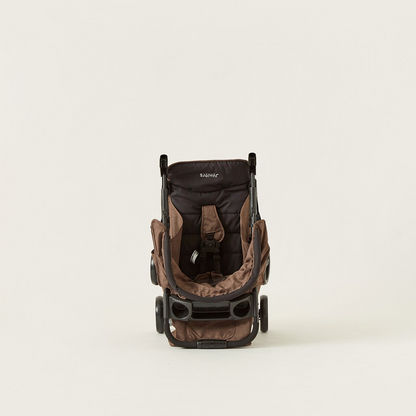 Juniors Bailey Deluxe Brown Baby Stroller with One-hand Fold Feature (Upto 3 years)