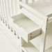 Giggles Nero 3 in 1 Crib with Changing Table and Storage - White (Upto 5 years)-Baby Cribs-thumbnail-1