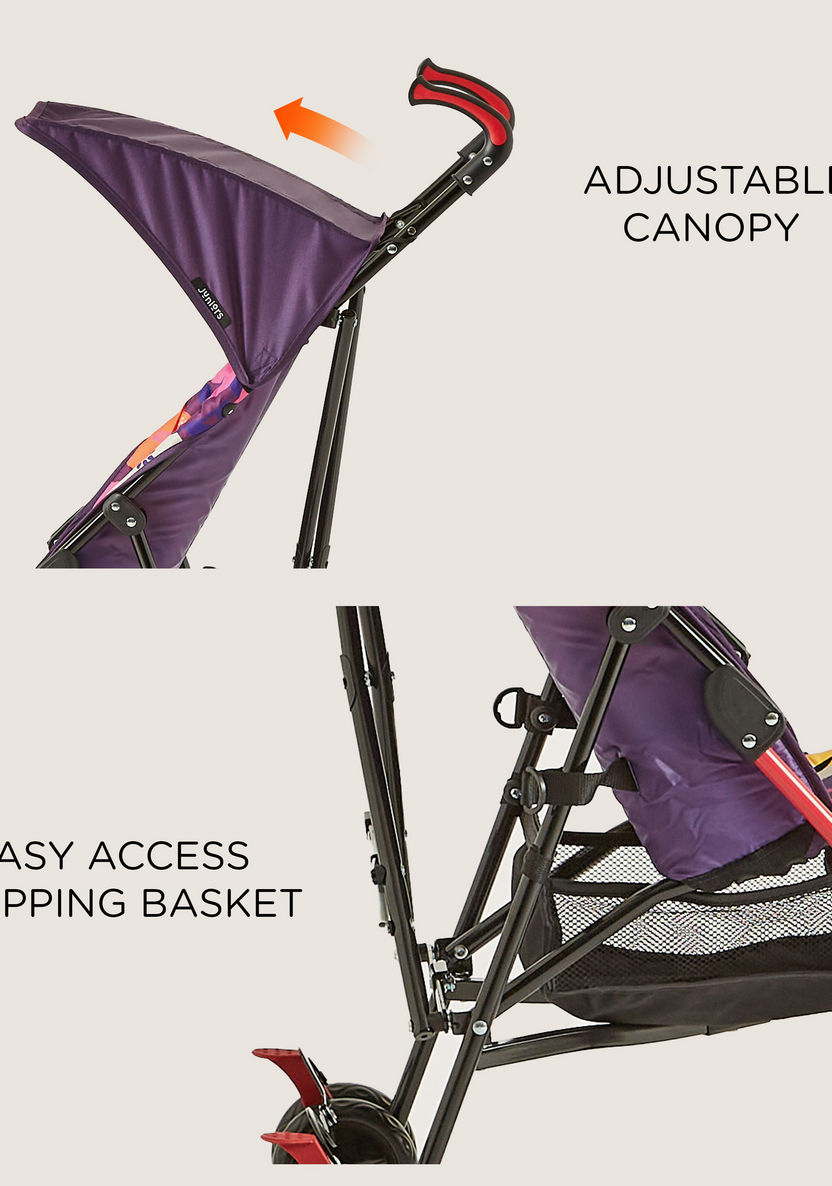 Juniors Scooty Orchid Purple Baby Buggy with Compact and Foldable Frame (Upto 3 years)-Buggies-image-3