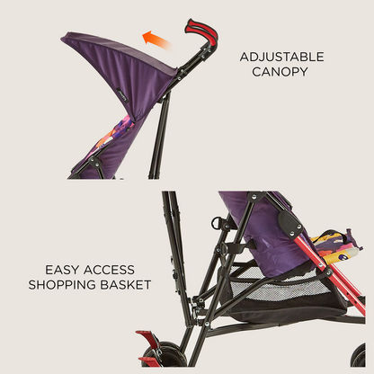 Juniors Scooty Orchid Purple Baby Buggy with Compact and Foldable Frame (Upto 3 years)