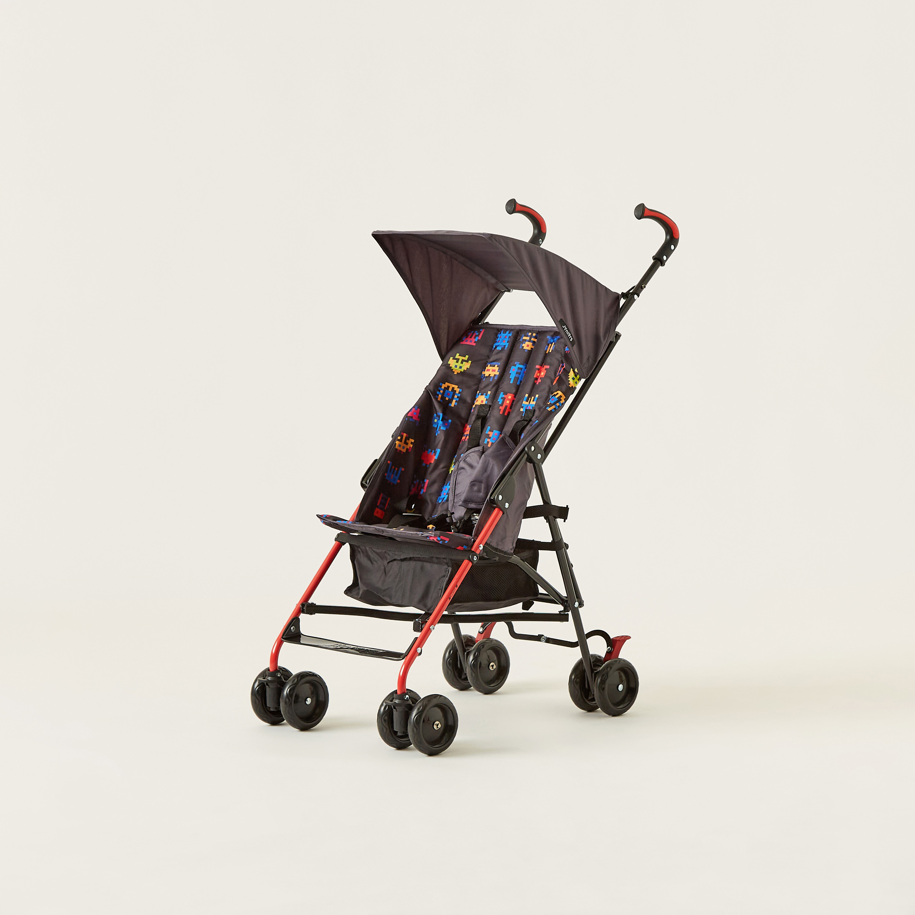Juniors Scooty Charcoal Baby Buggy with Compact and Foldable Frame (Upto 3 years)-baby-gear-strollersandprams-buggies-image-1