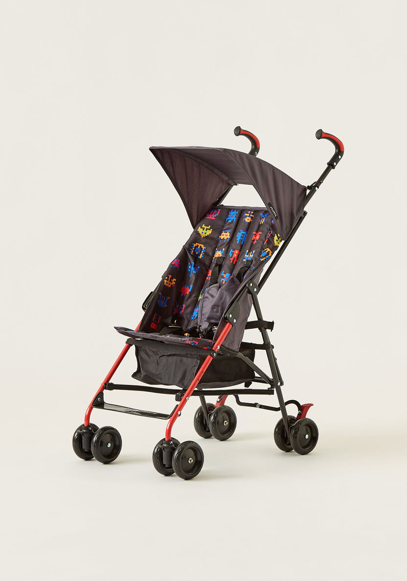Juniors Scooty Charcoal Baby Buggy with Compact and Foldable Frame (Upto 3 years)-Buggies-image-0