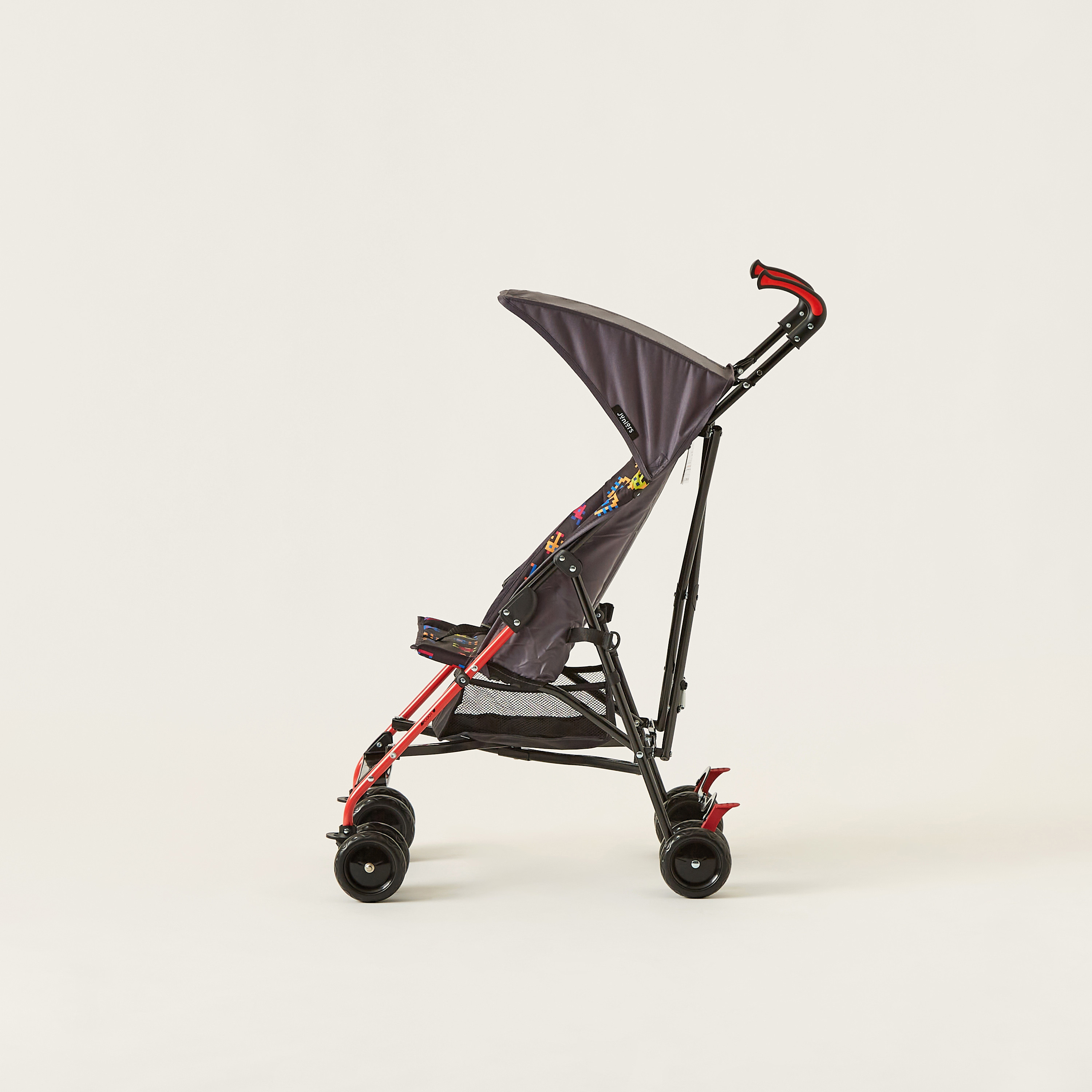Juniors Scooty Charcoal Baby Buggy with Compact and Foldable Frame (Upto 3 years)-baby-gear-strollersandprams-buggies-image-3