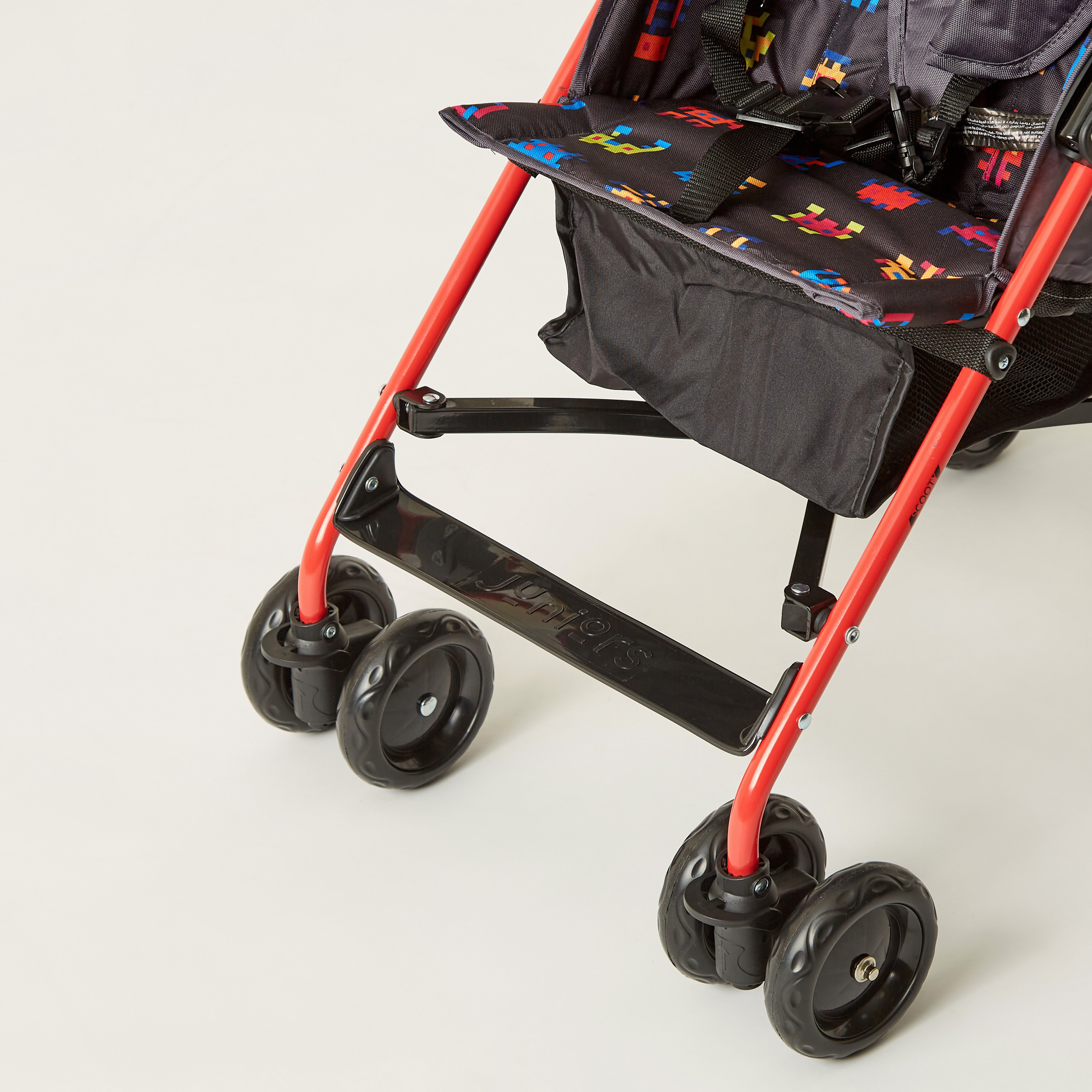 Juniors Scooty Charcoal Baby Buggy with Compact and Foldable Frame (Upto 3 years)-baby-gear-strollersandprams-buggies-image-7