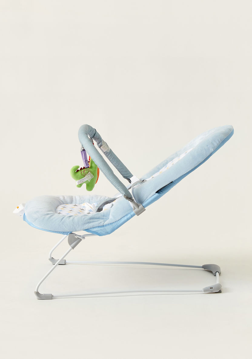 Juniors Plum Baby Bouncer with Toy Bar-Infant Activity-image-2