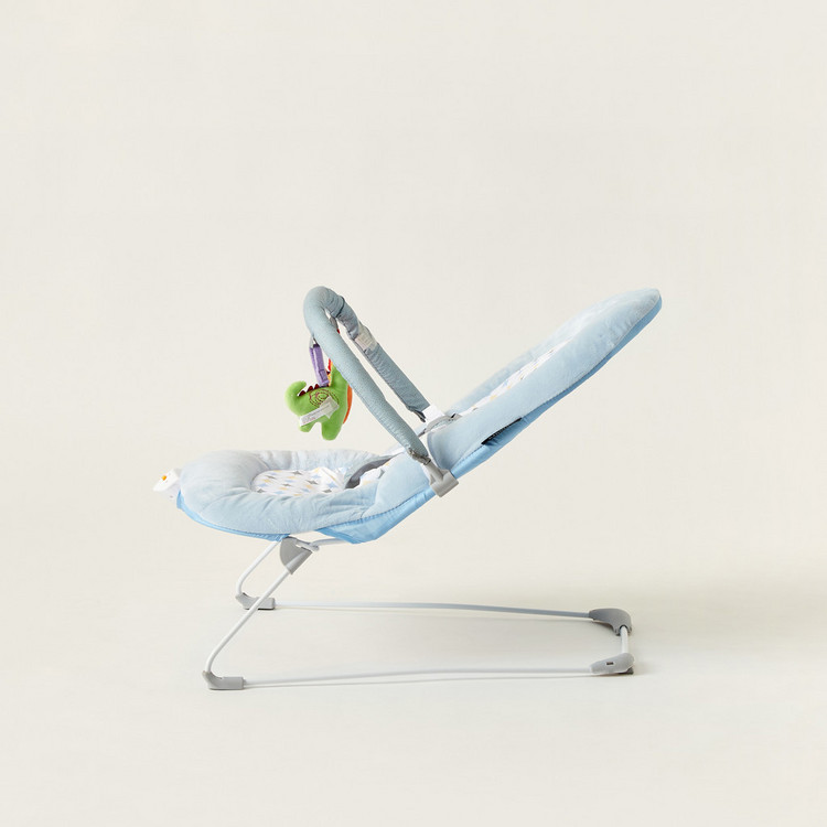 Juniors Plum Baby Bouncer with Toy Bar