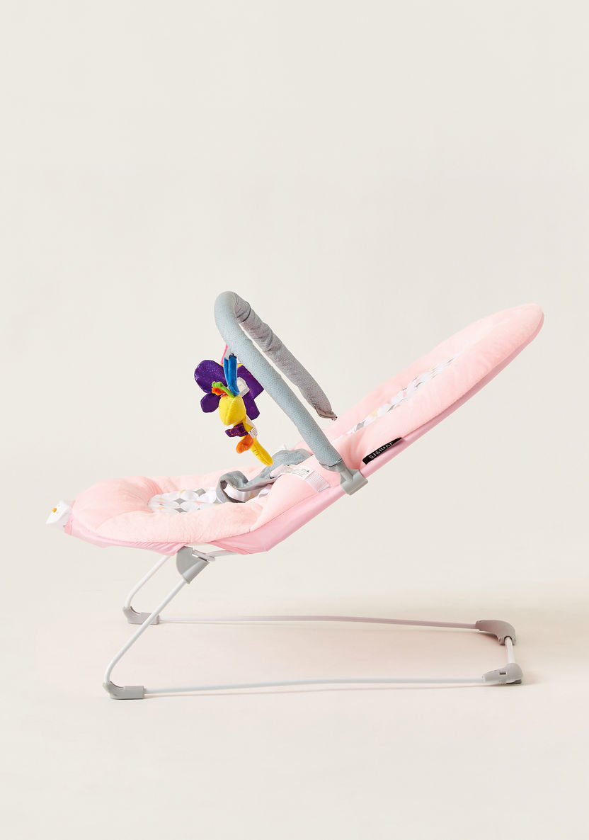Juniors Plum Baby Bouncer with Plush Toys-Infant Activity-image-3
