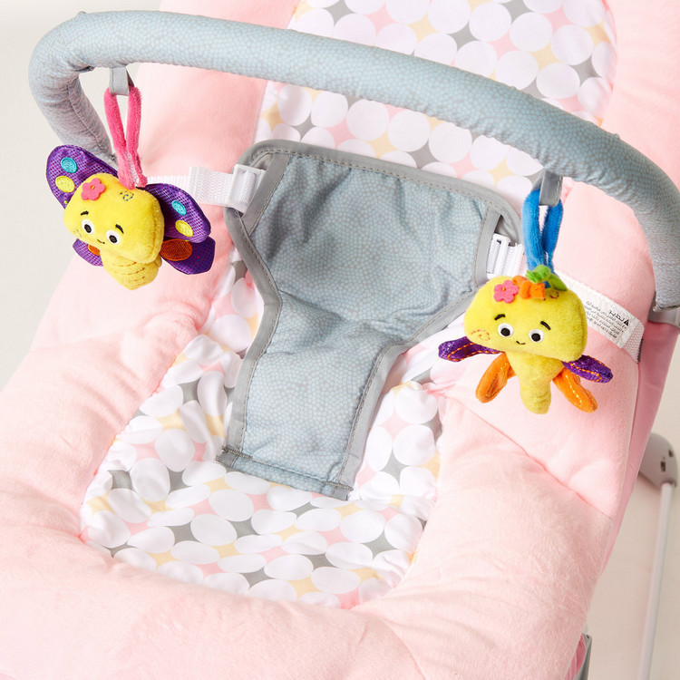 Juniors Plum Baby Bouncer with Plush Toys