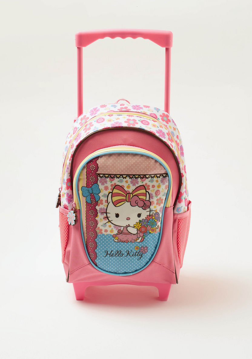 Hello Kitty Print Trolley Backpack - 14 inches-Trolleys-image-0