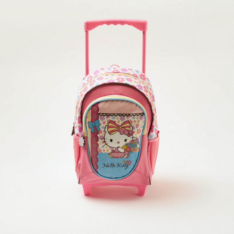 Sanrio Hello Kitty Print Trolley Backpack - 14 inches