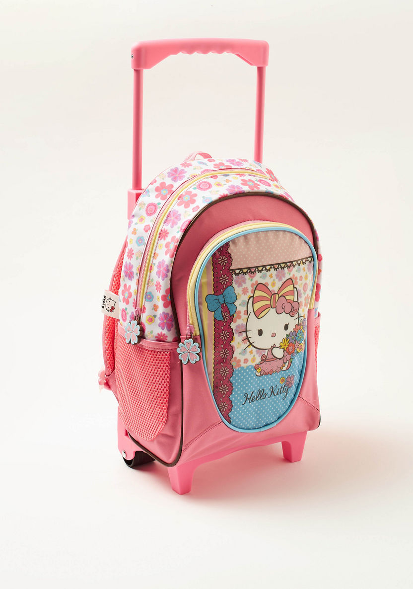 Hello Kitty Print Trolley Backpack - 14 inches-Trolleys-image-1