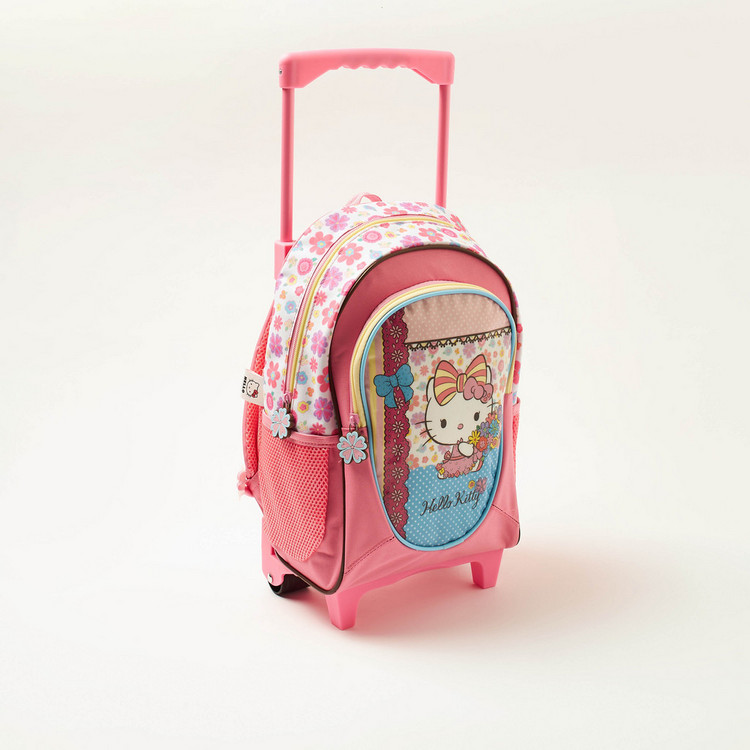 Sanrio Hello Kitty Print Trolley Backpack - 14 inches