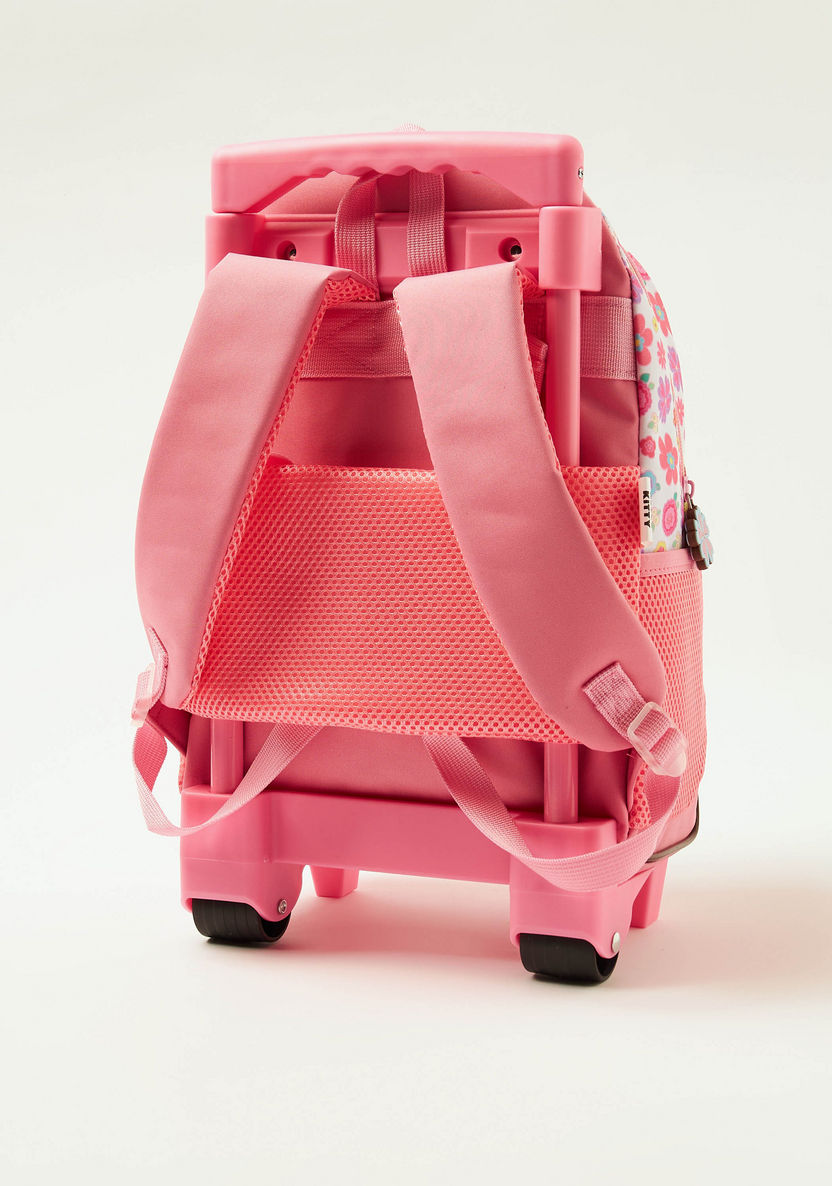 Hello Kitty Print Trolley Backpack - 14 inches-Trolleys-image-4