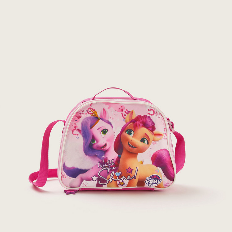 My Little Pony Printed Tote Lunch Bag with Adjustable Shoulder Strap