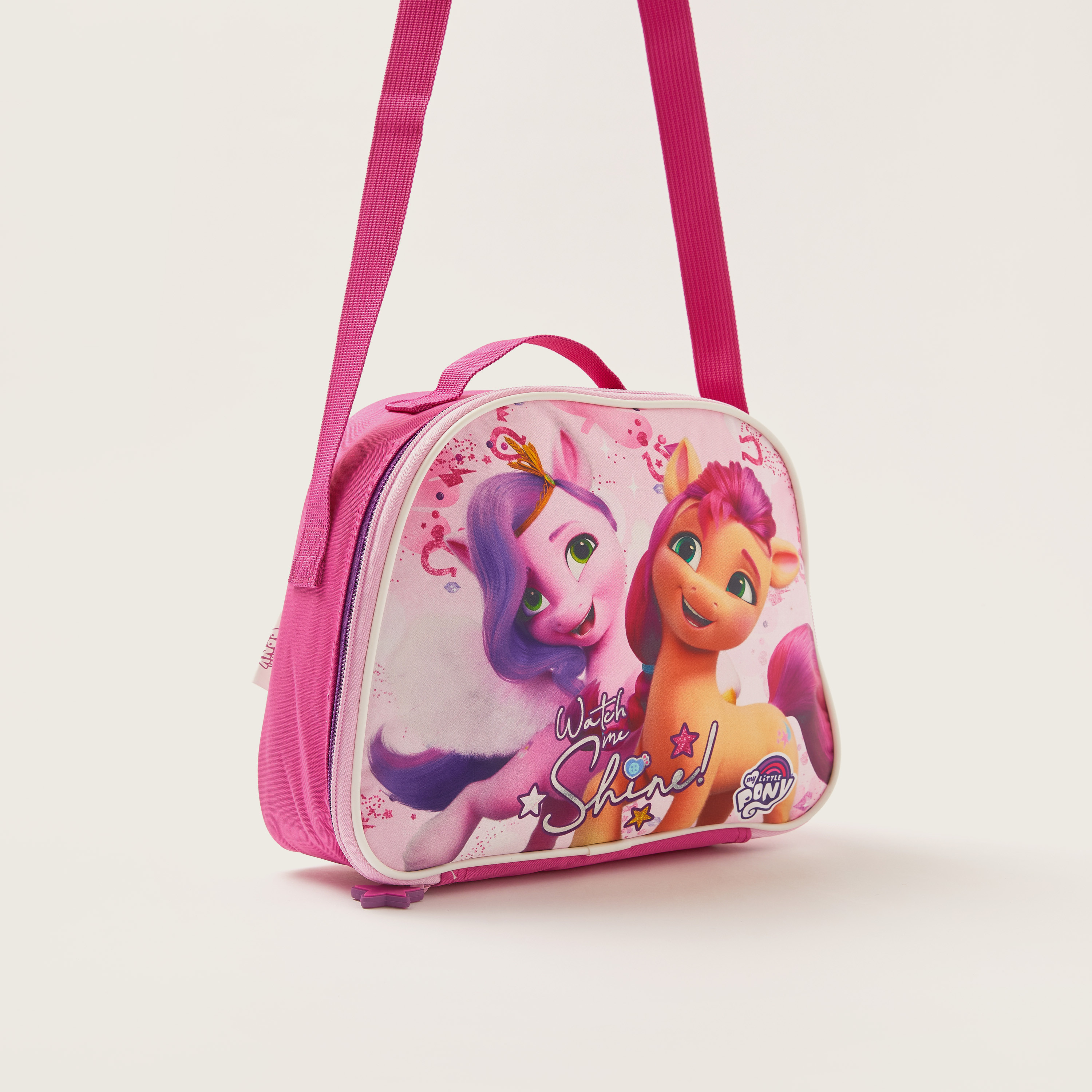 My Little Pony Printed Tote Lunch Bag with Adjustable Shoulder Strap-school-lunchessentials-lunchbags-image-2