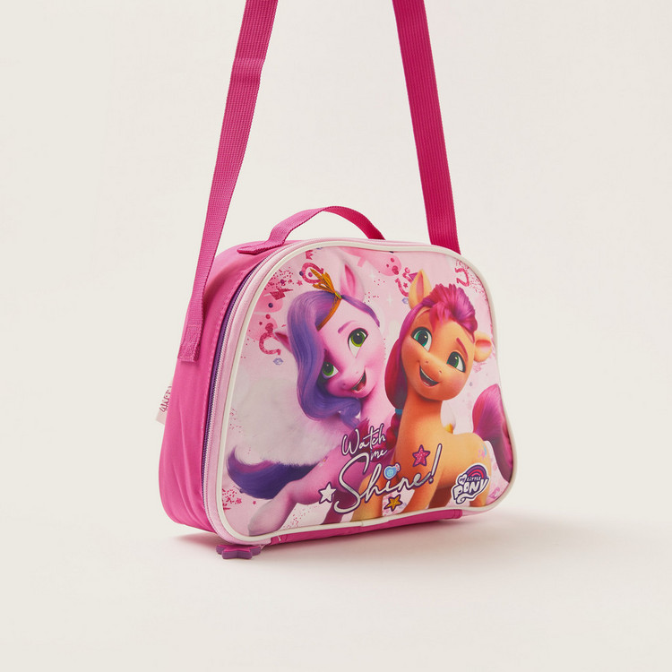 My Little Pony Printed Tote Lunch Bag with Adjustable Shoulder Strap