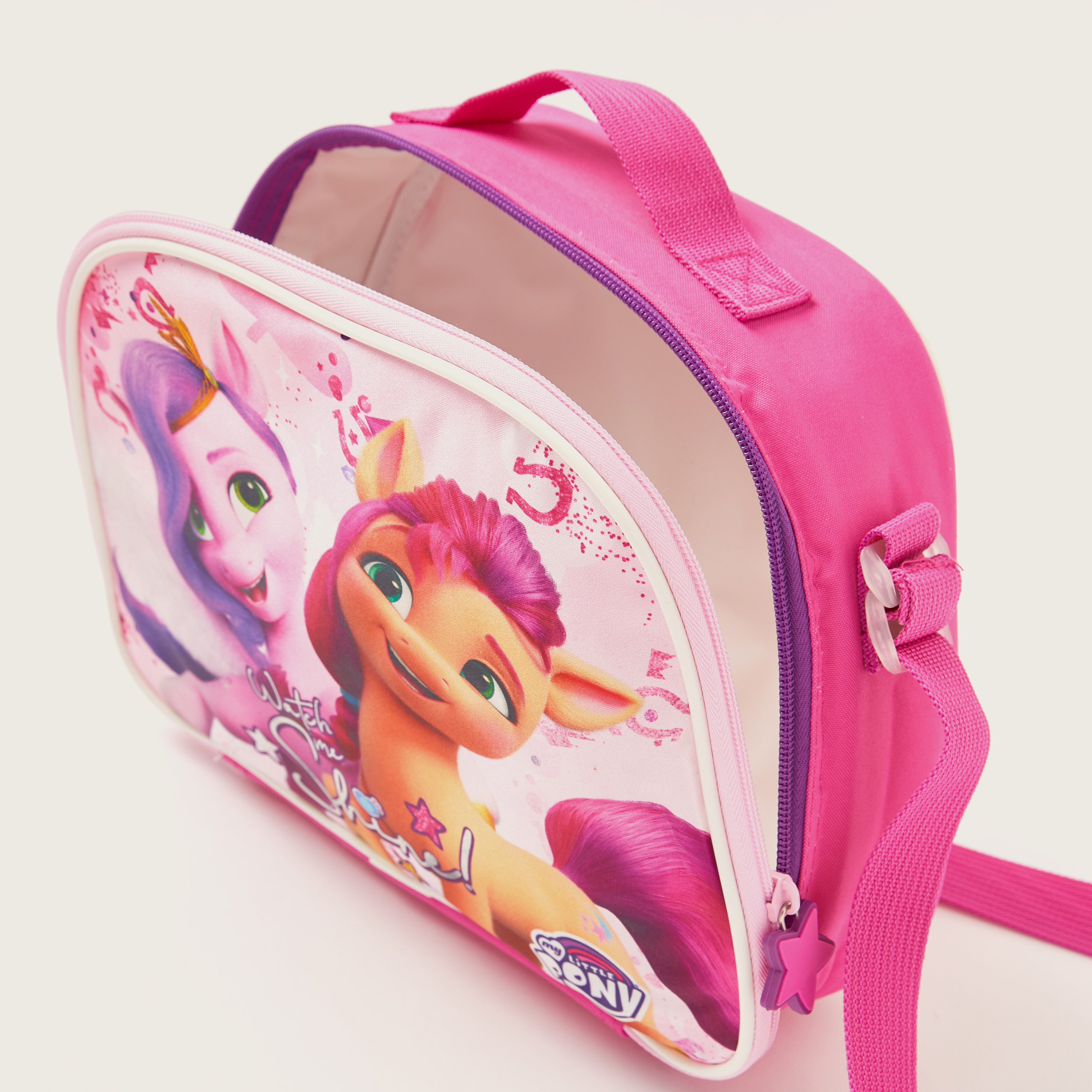 My Little Pony Printed Tote Lunch Bag with Adjustable Shoulder Strap-school-lunchessentials-lunchbags-image-4