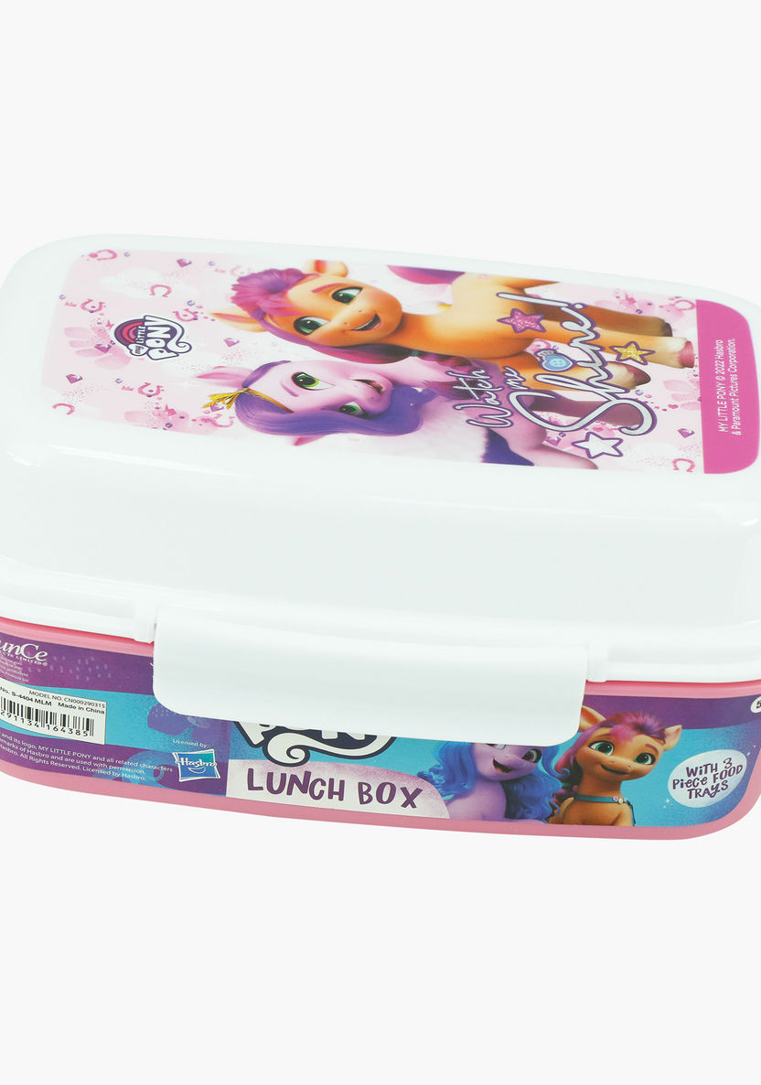 SunCe My Little Pony Print Lunch Box with Clip Lock Closure-Lunch Boxes-image-0
