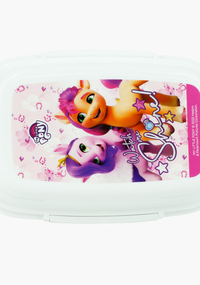 SunCe My Little Pony Print Lunch Box with Clip Lock Closure-Lunch Boxes-image-1
