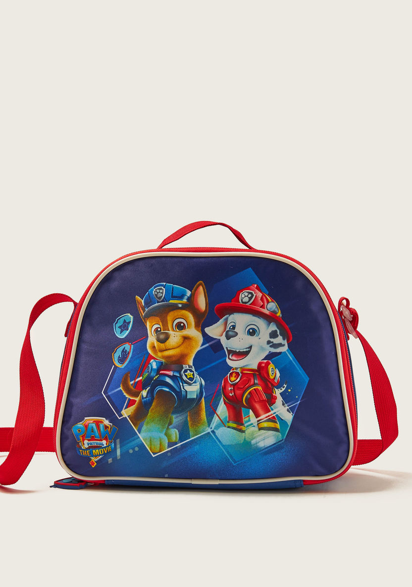 Paw Patrol Printed Insulated Lunch Bag with Adjustable Strap-Lunch Bags-image-0
