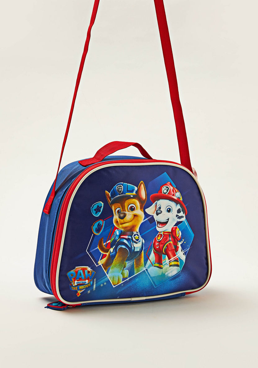 Paw Patrol Printed Insulated Lunch Bag with Adjustable Strap-Lunch Bags-image-1