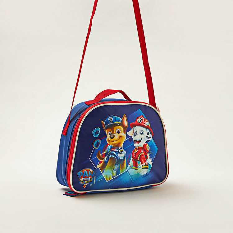 Paw Patrol Printed Insulated Lunch Bag with Adjustable Strap