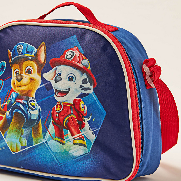 Paw Patrol Printed Insulated Lunch Bag with Adjustable Strap