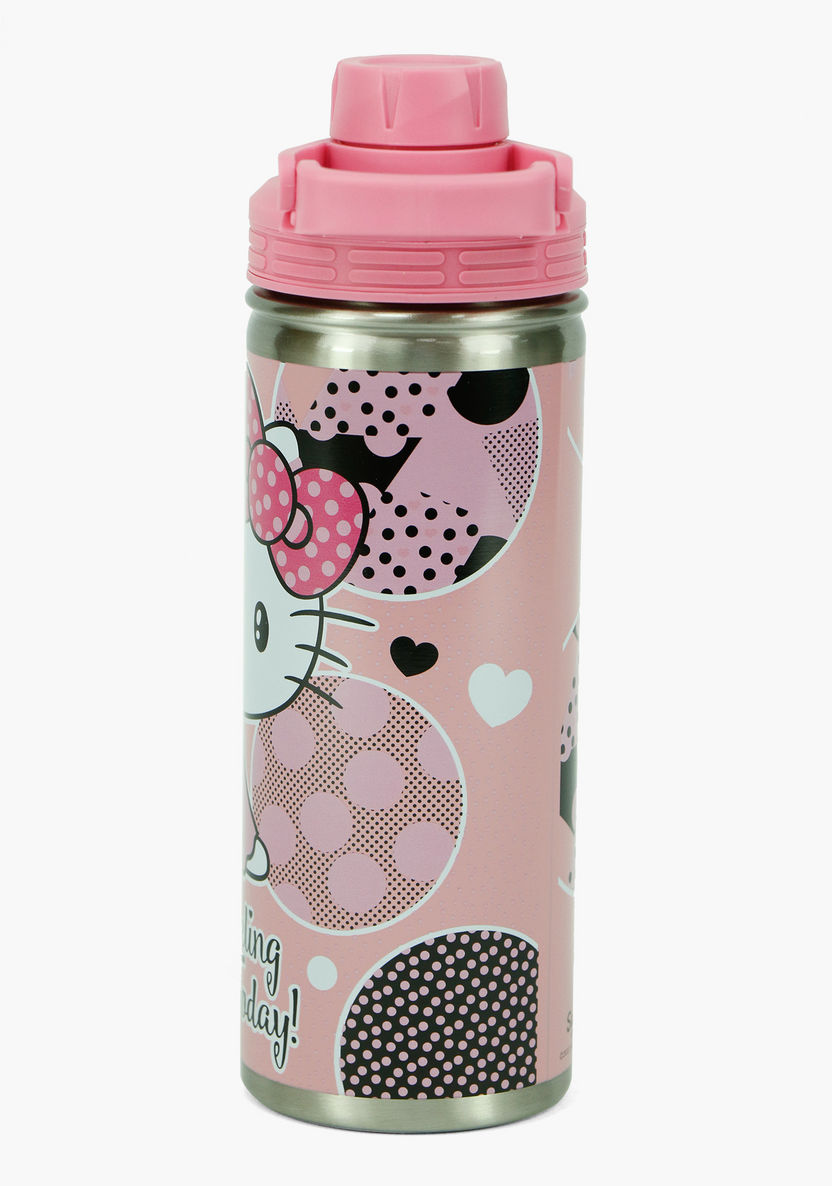 Sanrio Hello Kitty Print Stainless Steel Water Bottle - 620 ml-Water Bottles-image-3