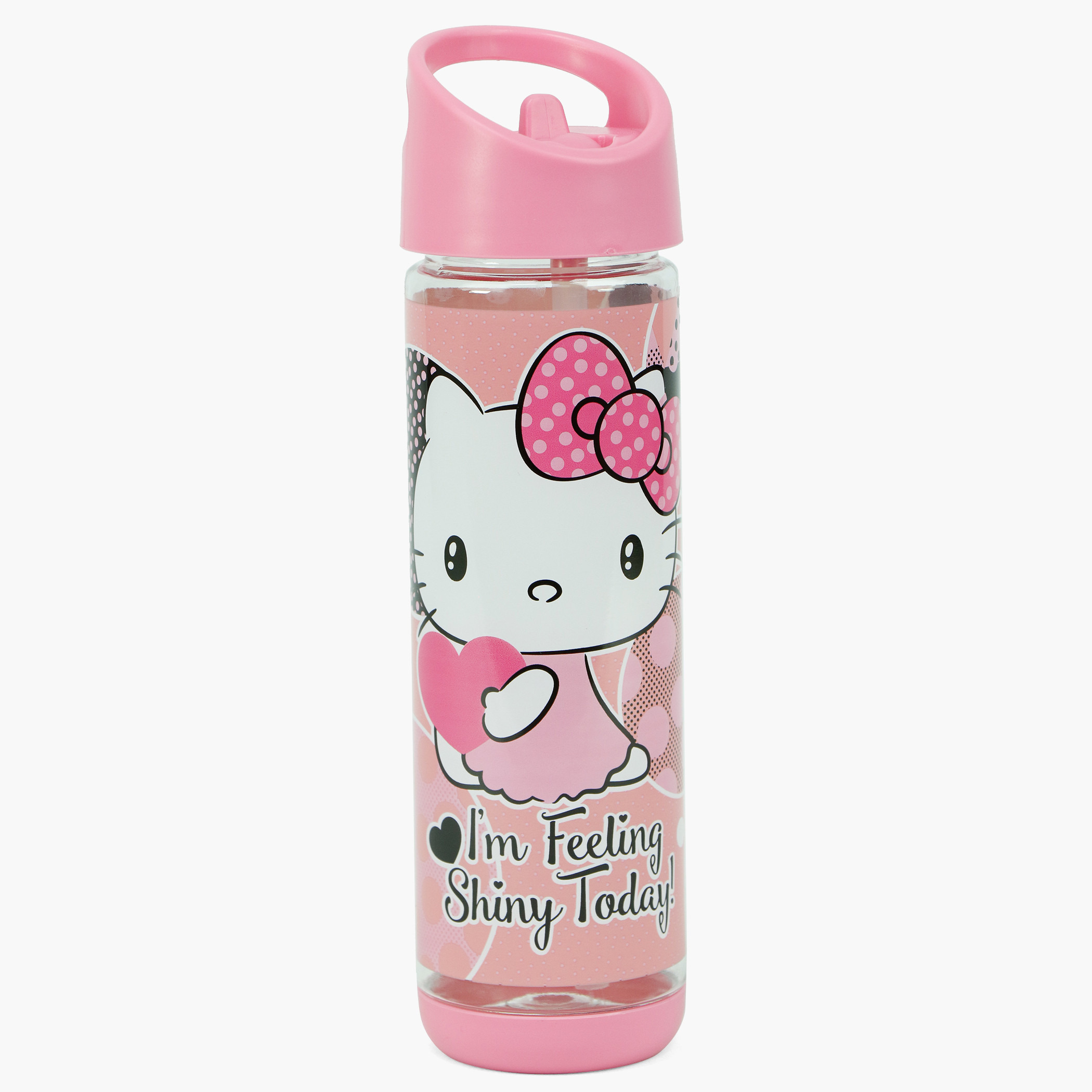 Sanrio Hello Kitty Print Water Bottle - 500 ml-school-waterbottles-image-1