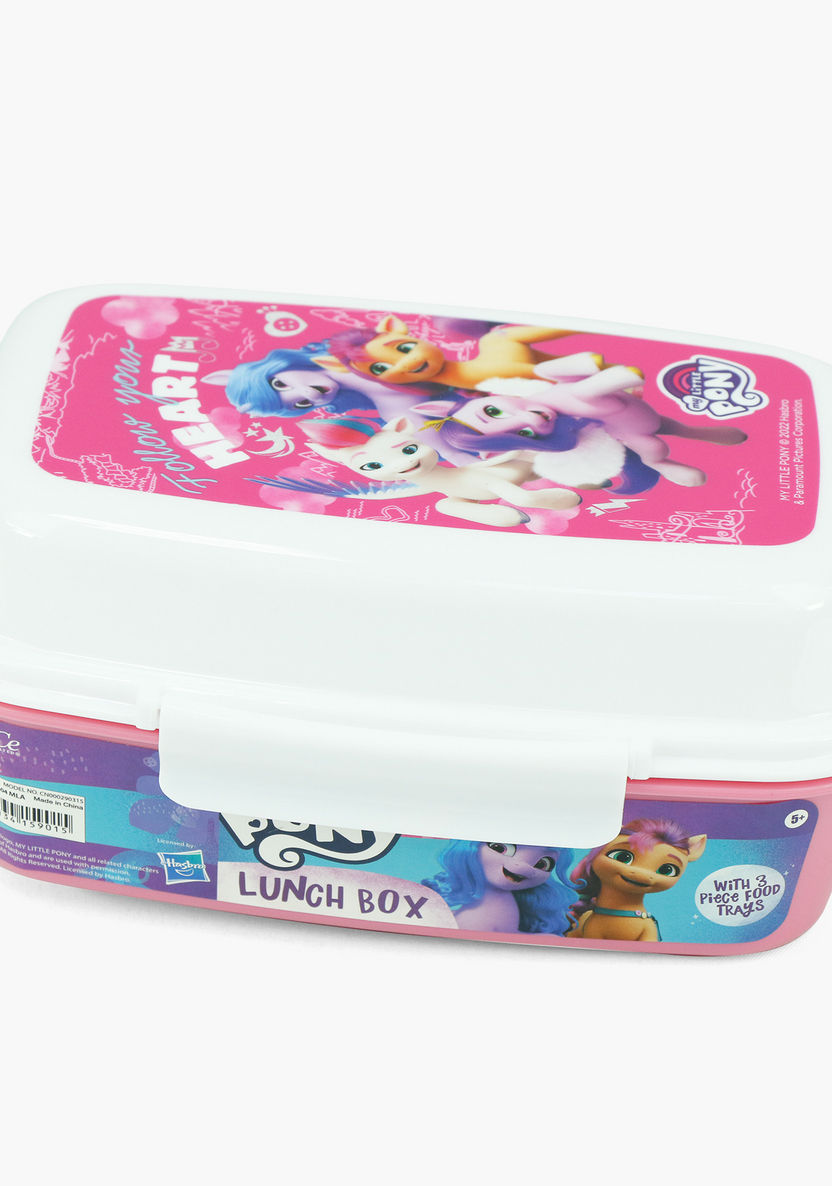 SunCe My Little Pony Print Lunch Box and Clip Lock Lid-Lunch Boxes-image-0