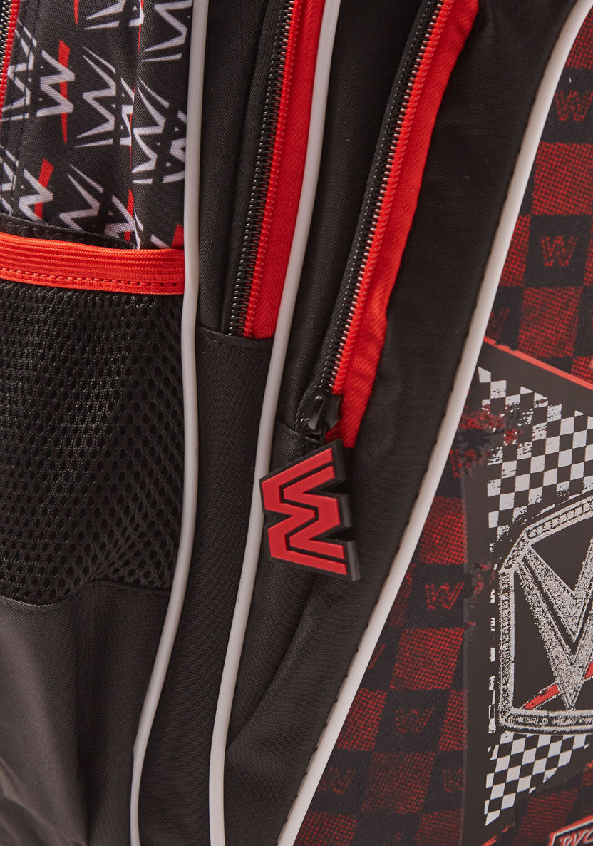 WWE Printed Backpack with Adjustable Shoulder Straps - 16 inches-Backpacks-image-2