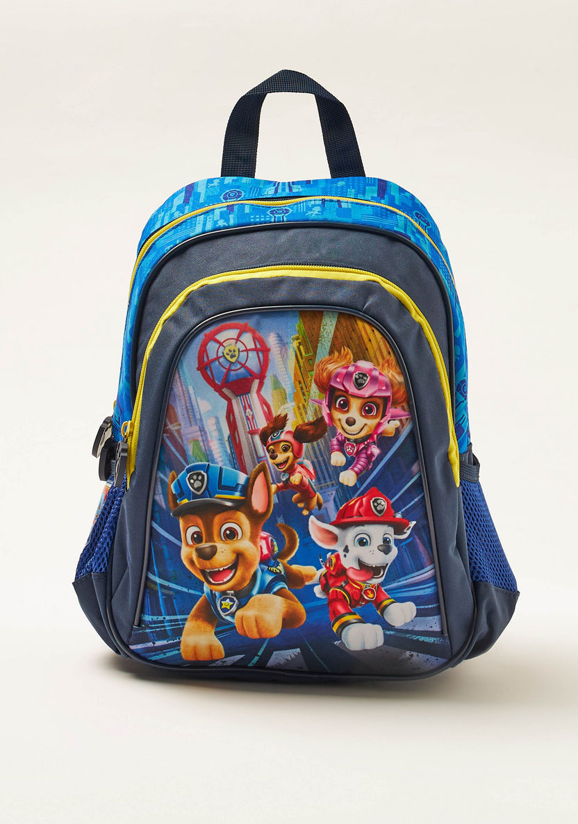PAW Patrol Print Backpack with Zip Closure - 14 inches-Backpacks-image-0