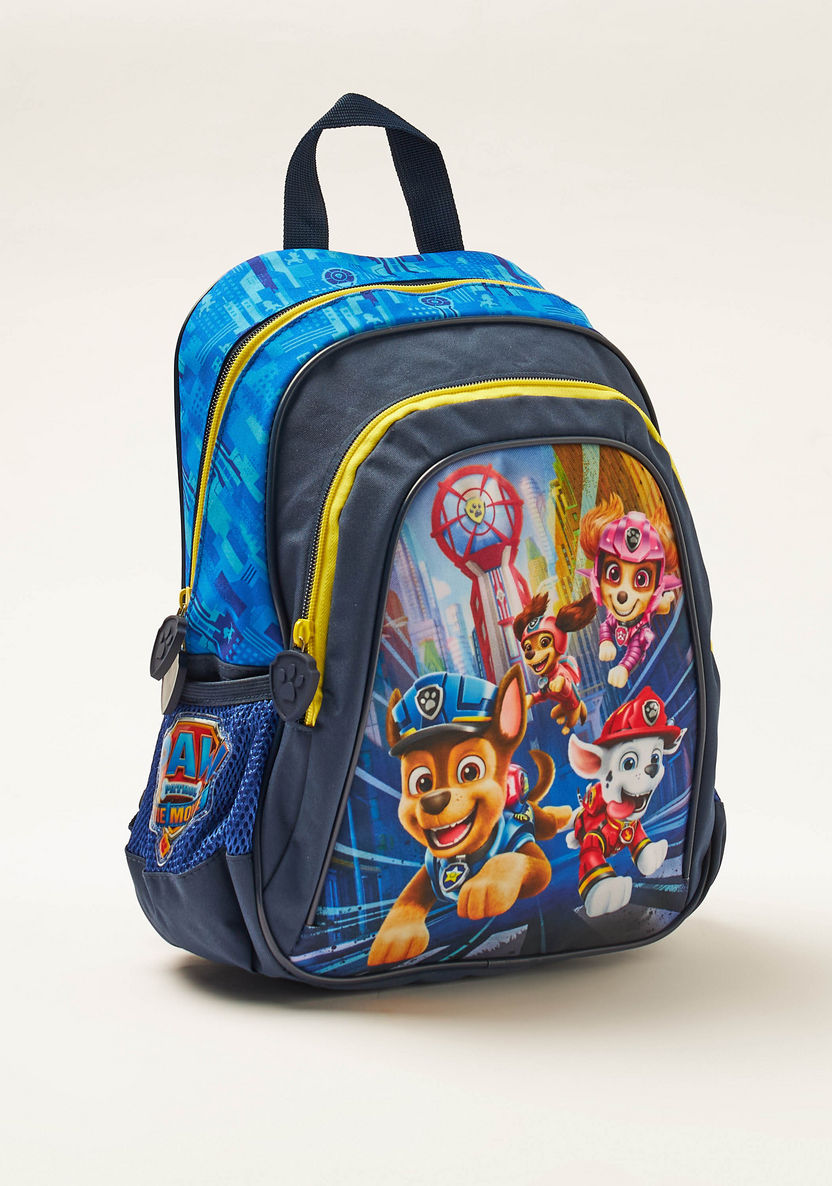 PAW Patrol Print Backpack with Zip Closure - 14 inches-Backpacks-image-1
