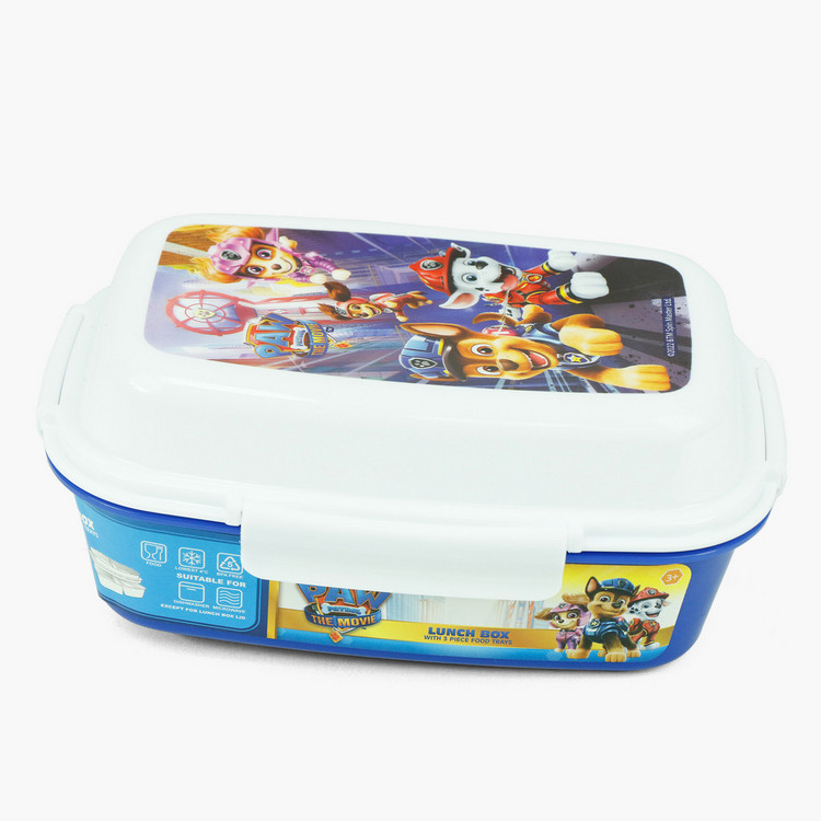PAW Patrol Printed Lunch Box with Clip Lock Lid