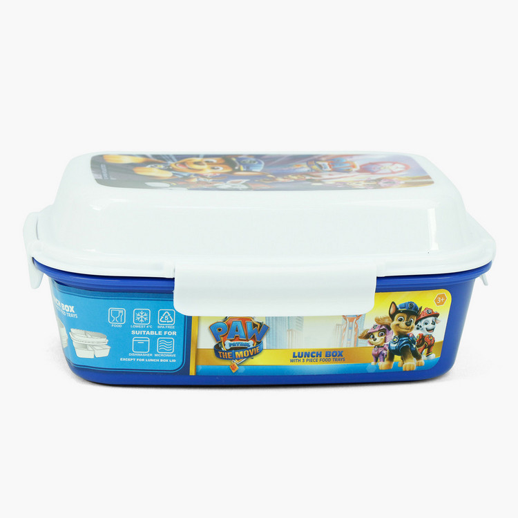 PAW Patrol Printed Lunch Box with Clip Lock Lid