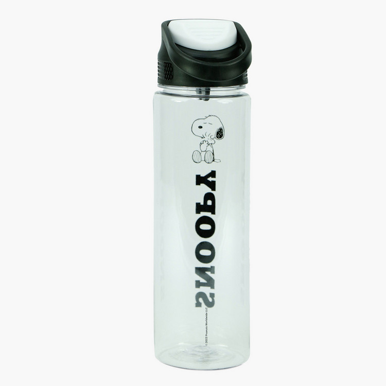 SunCe Snoopy Print Water Bottle with Push Top Opening - 750 ml