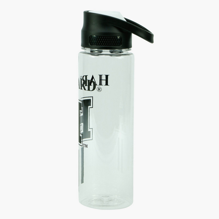 SunCe Harvard Print Water Bottle with Push Top Opening - 750 ml