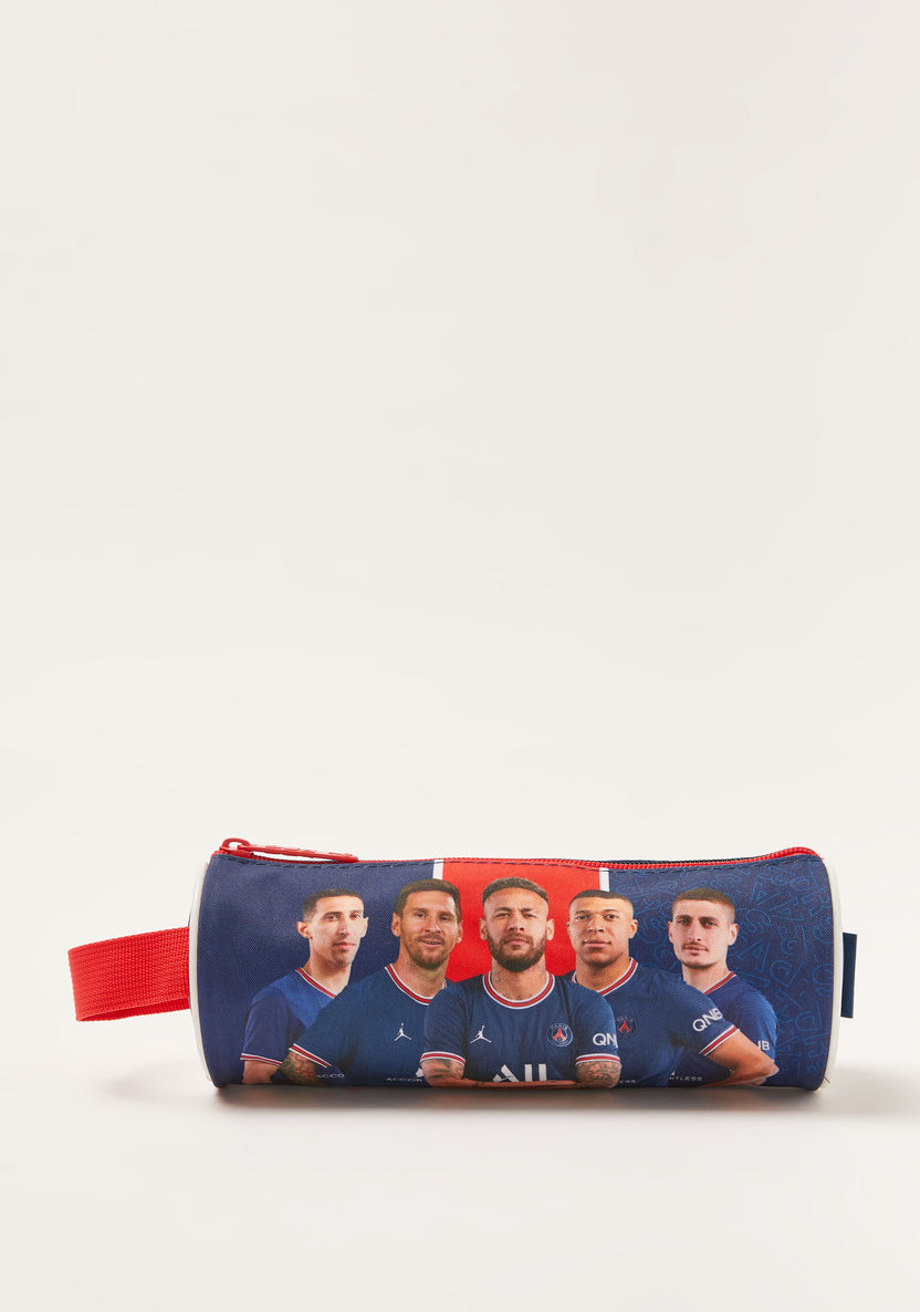 SunCe Football Theme Pencil Pouch with Zip Closure-Pencil Cases-image-0