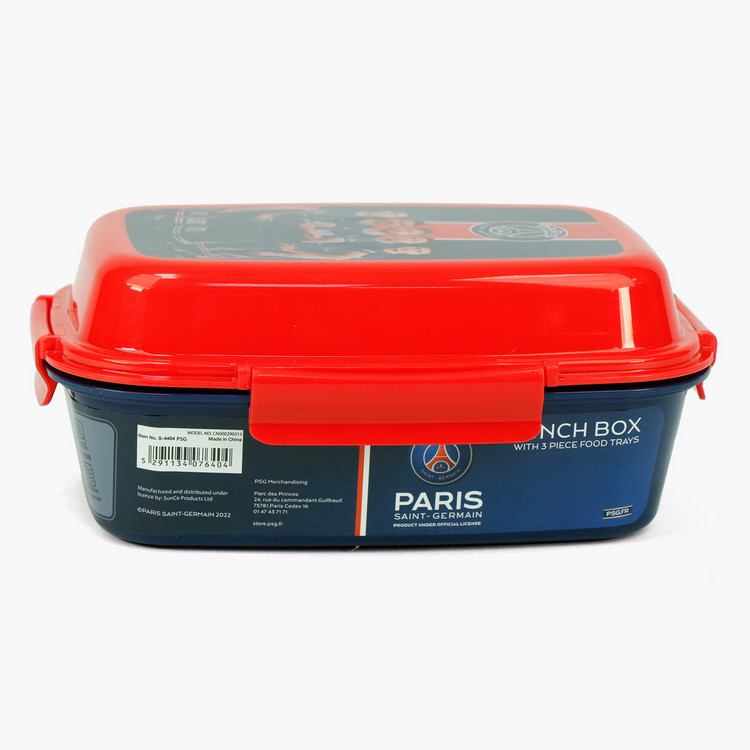 SunCe Paris Saint Germain Print Lunch Box with Clip Closure