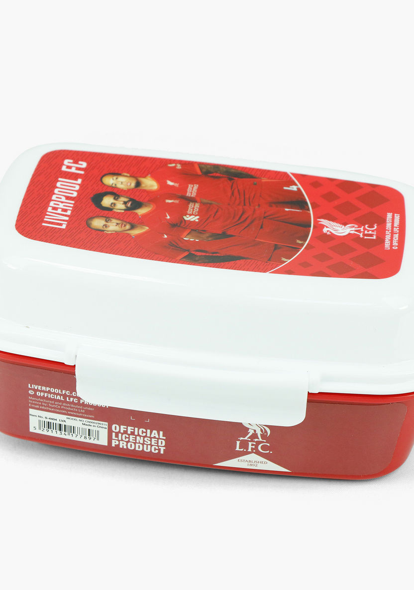 Liverpool FC Print Lunch Box with Clip Closure-Lunch Boxes-image-0