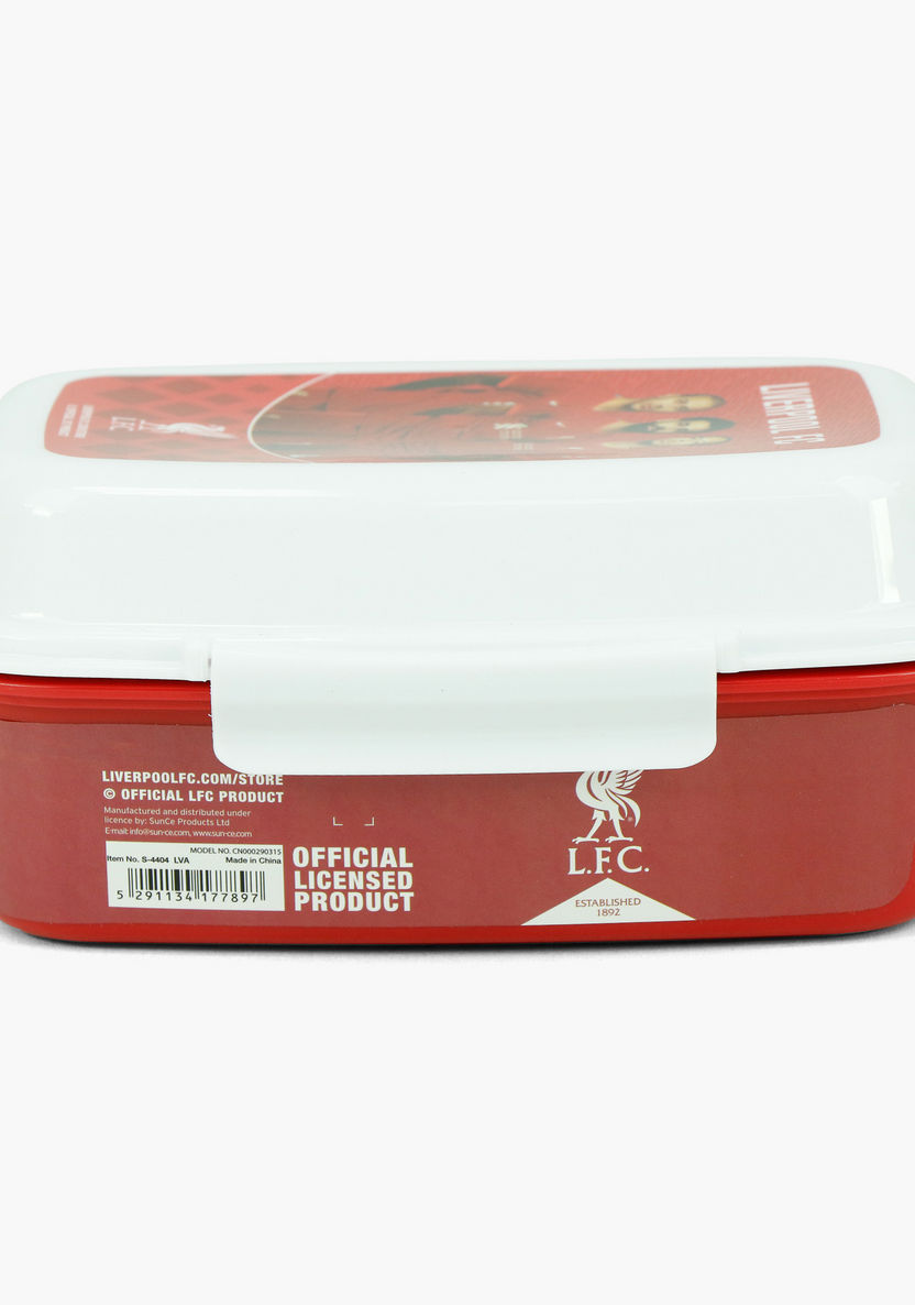 Liverpool FC Print Lunch Box with Clip Closure-Lunch Boxes-image-2