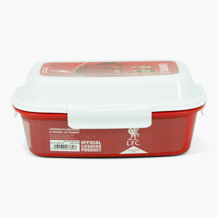SunCe Liverpool FC Print Lunch Box with Clip Closure