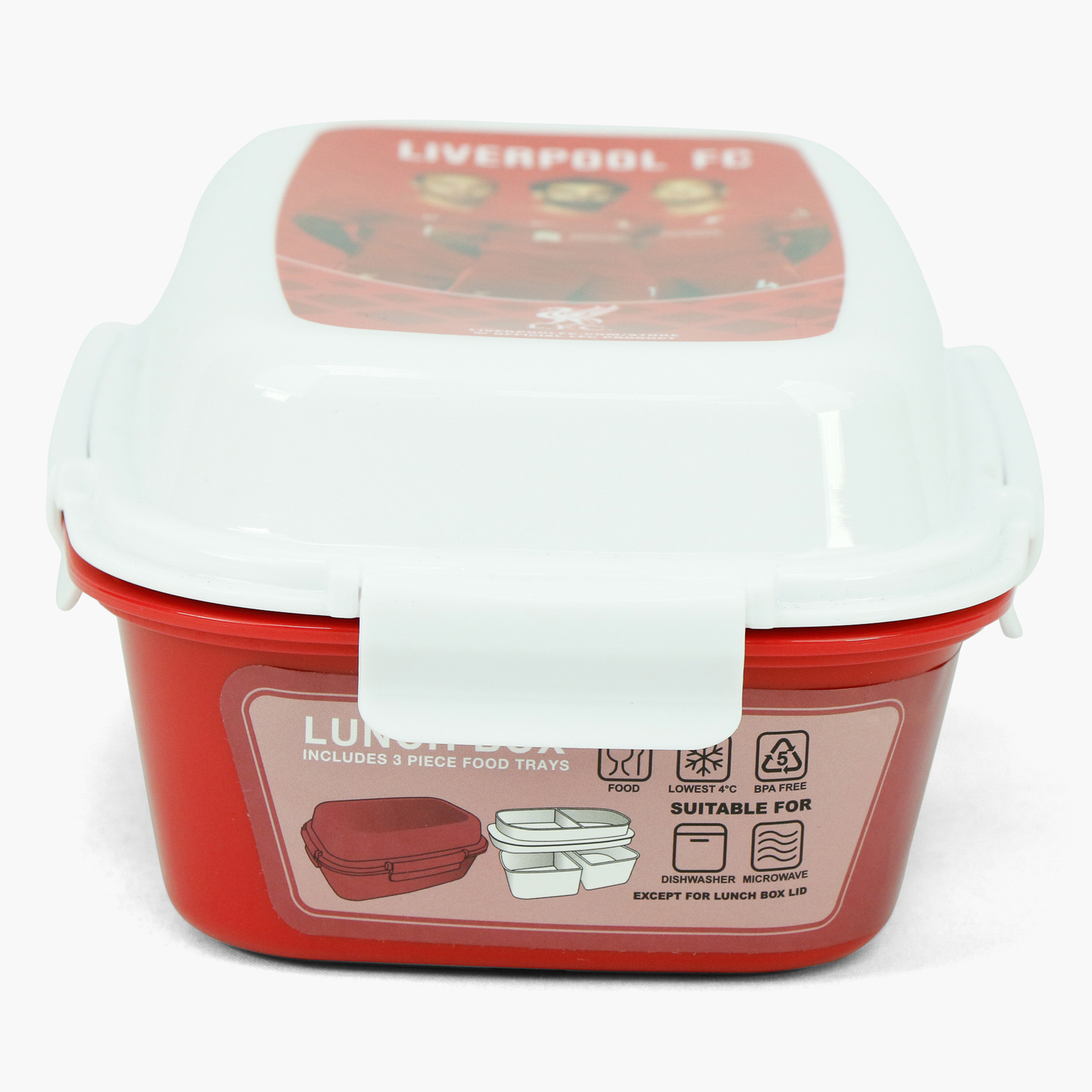 Liverpool FC Print Lunch Box with Clip Closure-school-lunchessentials-lunchboxes-image-4