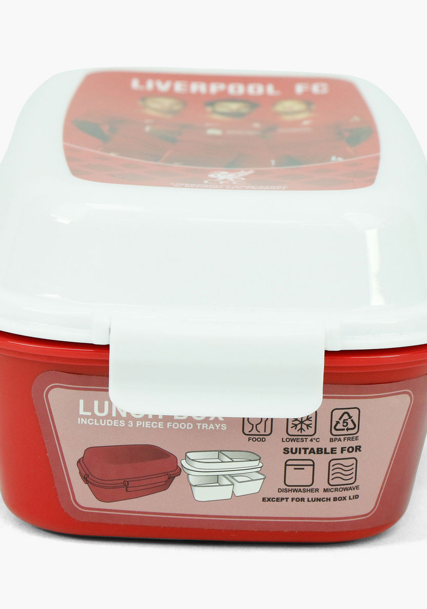 Liverpool FC Print Lunch Box with Clip Closure-Lunch Boxes-image-3
